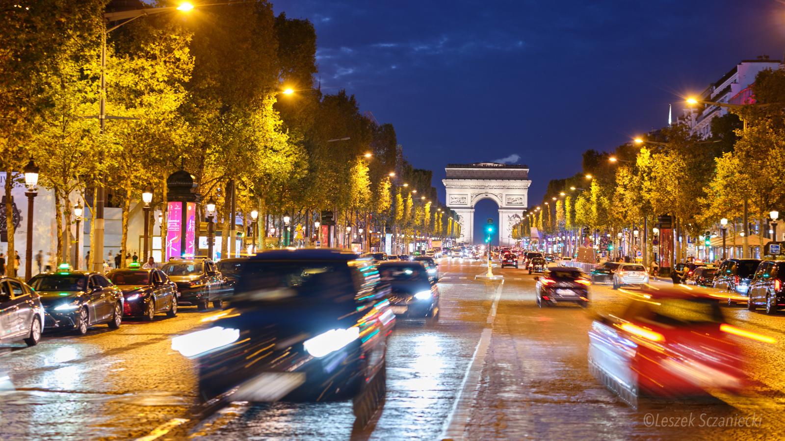 The Arc de Triomphe &amp; the Champs Elysées