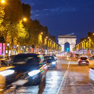 The Arc de Triomphe &amp; the Champs Elysées
